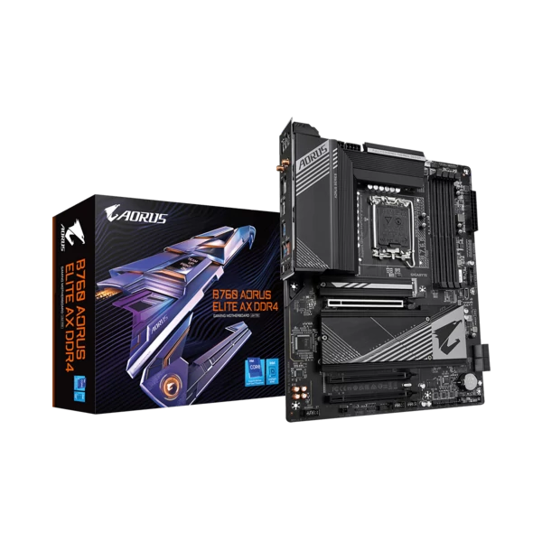 GIGABYTE Alaplap S1700 B760 AORUS ELITE AX DDR4 INTEL B760, ATX