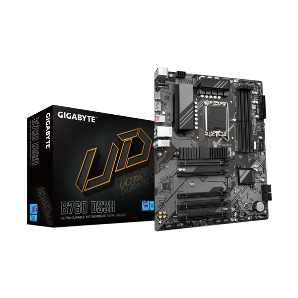 GIGABYTE Alaplap S1700 B760 DS3H INTEL B760, ATX