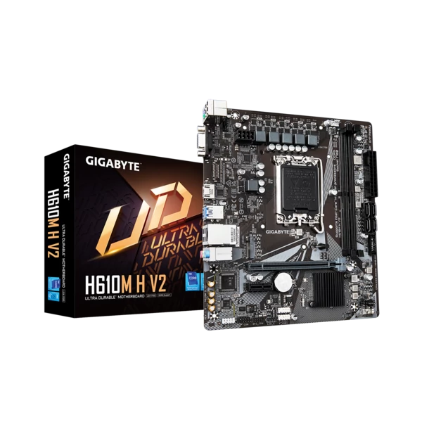 GIGABYTE Alaplap S1700 H610M H V2 INTEL H610, mATX