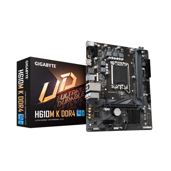 GIGABYTE Alaplap S1700 H610M K DDR4 INTEL H610, mATX