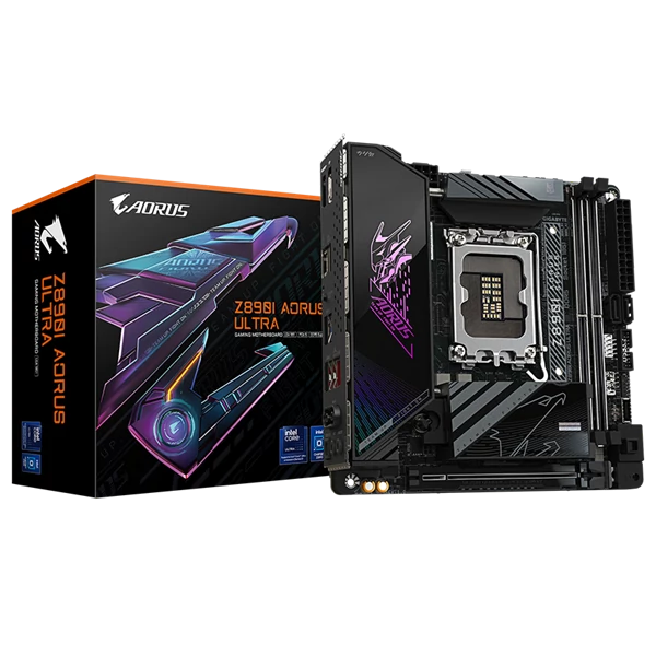GIGABYTE Alaplap S1851 Z890I AORUS ULTRA INTEL Z890, mini-ITX