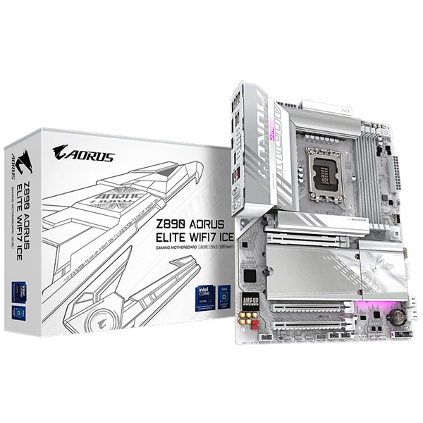 GIGABYTE Alaplap S1851 Z890 AORUS ELITE WIFI7 ICE INTEL Z890, ATX