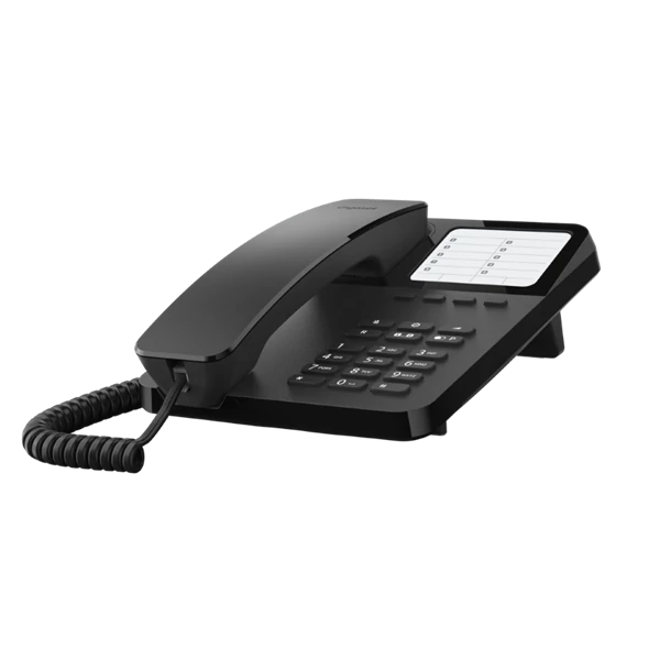 GIGASET Telefon DESK 400 telefon, fekete