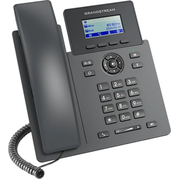 GRANDSTREAM IP Telefon 2 vonalas Carrier-Grade, HD színes LCD kijelző POE, GRP2601P