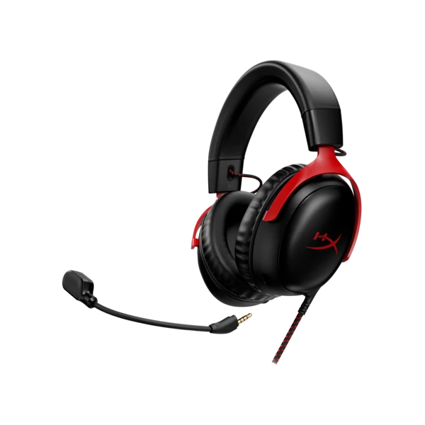 HP HYPERX vezetékes gaming fejhallgató Cloud III - fekete/piros
