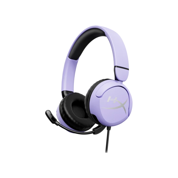 HP HYPERX vezetékes gaming fejhallgató Cloud Mini - levendula