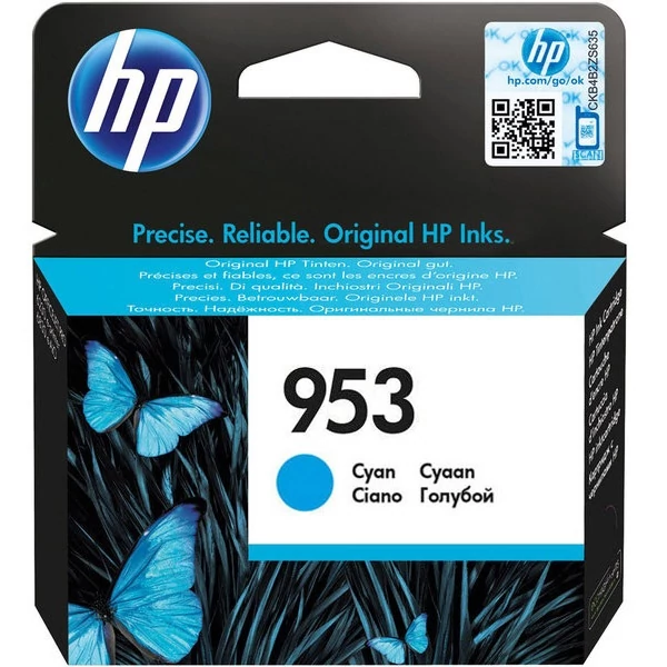 HP Patron F6U12AE (HP No953) Officejet Pro, ciánkék, 700/oldal