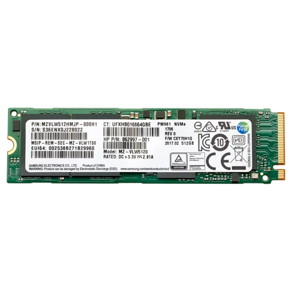 HP SSD 512GB TLC PCIe 4x4 NVMe TLC M.2