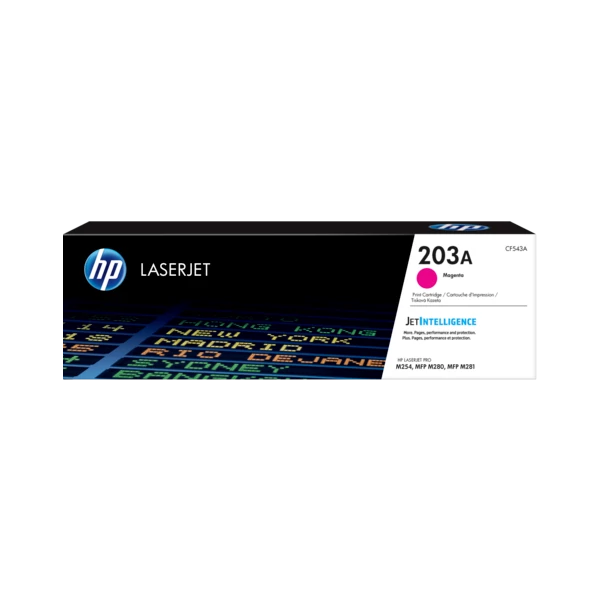 HP Toner (203A) CF543A bíborvörös 1300/oldal