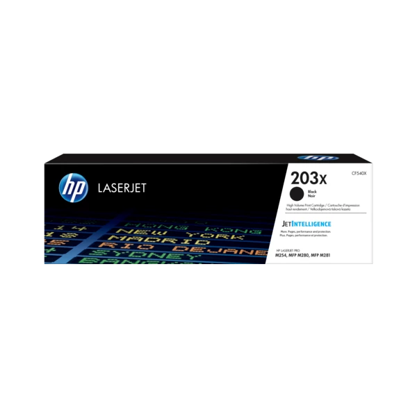 HP Toner (203X) CF540X fekete 3200/oldal