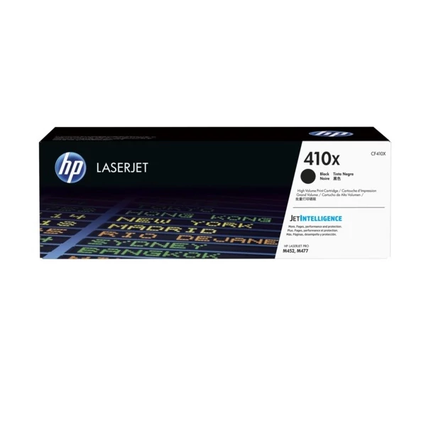 HP Toner (410X) CF410X fekete 6500/oldal
