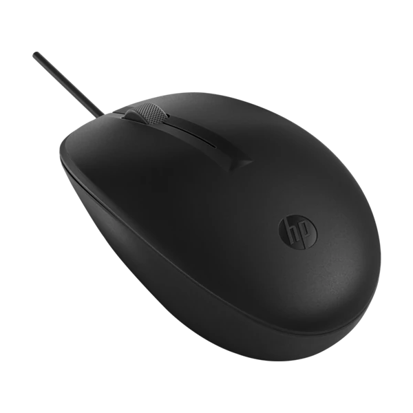 HP vezetékes lézer egér 128 - fekete