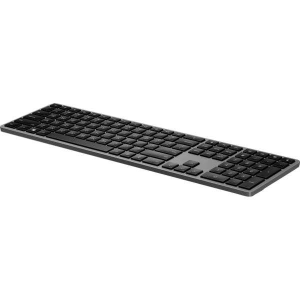 HP vezeték nélküli billentyűzet Dual-Mode USB+Bluetooth 975 - fekete