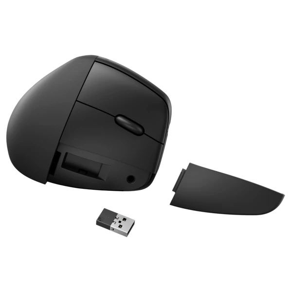 HP vezeték nélküli ergonomikus függőleges egér 925 - fekete