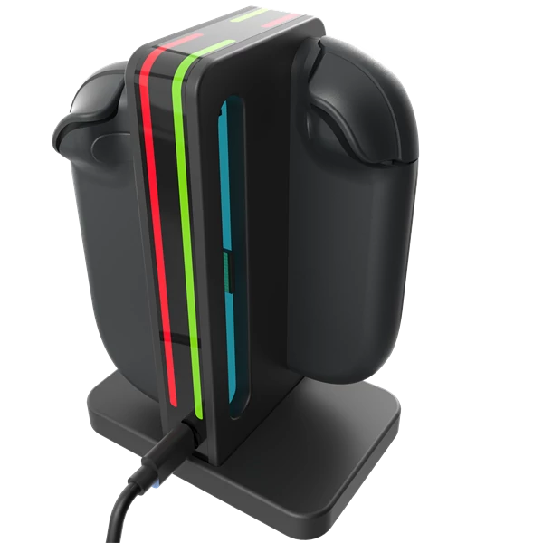 HYPERKIN Power Spire Nintendo Switch 2 Joy-Con Töltőállvány, Fekete