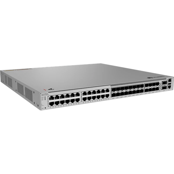 Huawei eKit Switch 24x1000Mbps + 16x10GE SFP+ + 8x25GB SFP28, 2x100GE QSFP28, exp.card, L3+ managed, Rack, 1 AC