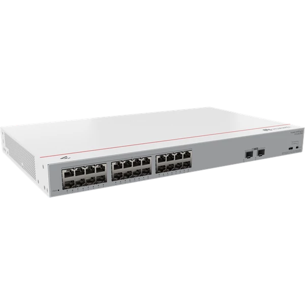 Huawei eKit Switch 24x1000Mbps (124W POE+) + 2x1GE (SFP), Nem menedzselhető, Rack/Asztali - S110-24LP2SR