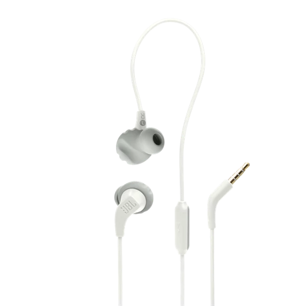 JBL Endurance Run 2 Wired (Vezetékes sport fülhallgató), Fehér