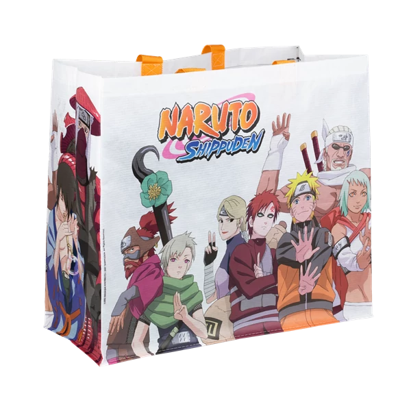 KONIX - NARUTO Shopping Bag M-es 40x45x20cm, Mintás