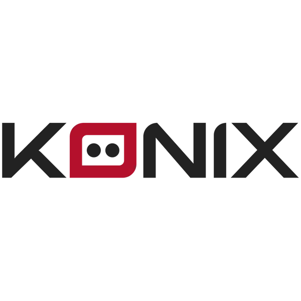 KONIX -  Nintendo Switch Vezeték Nélküli kontroller, Kék-Piros (2-PACK)