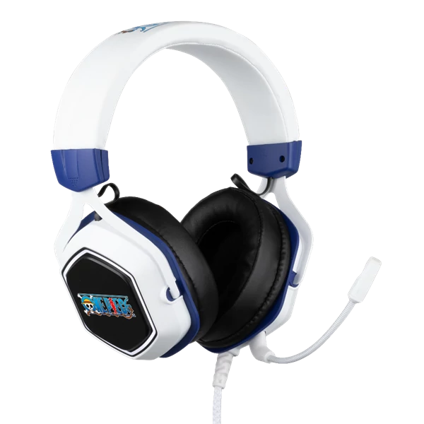 KONIX - ONE PIECE 7.1 Fejhallgató Vezeték Nélküli Gaming Stereo, Mikrofon, Fehér