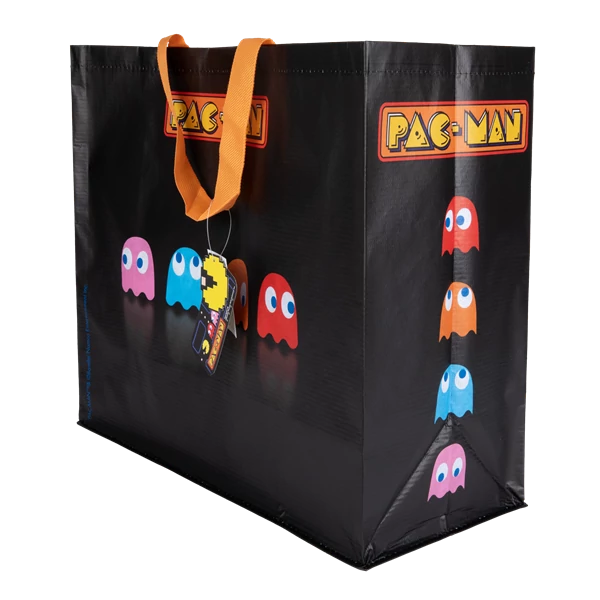 KONIX - PAC-MAN Bevásárló táska, Fekete
