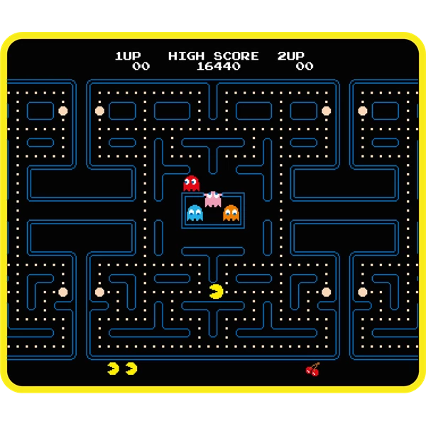 KONIX - PAC-MAN Gaming Egérpad 49x49x275mm, Mintás
