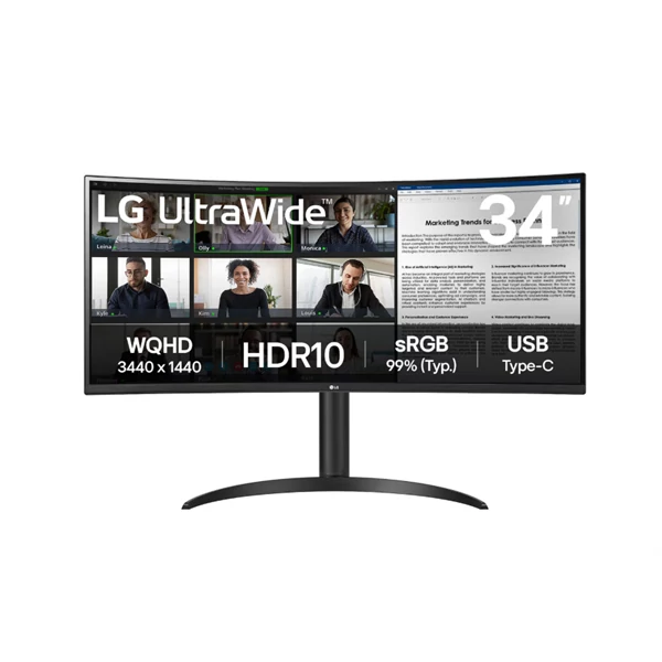 LG ívelt monitor 34