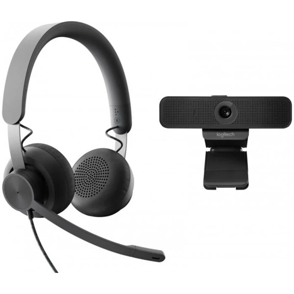 LOGITECH Videókonferencia csomag - Zone Wired Fejhallgató + C925E Webkamera UC verzió