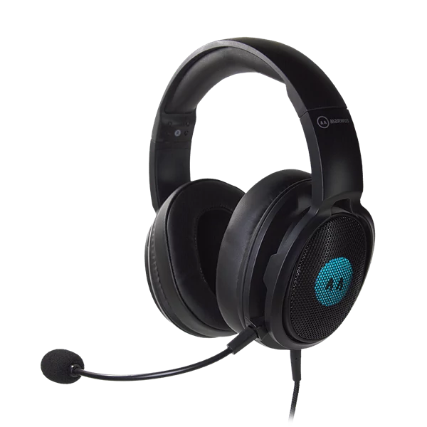 MARWUS GH109 vezetékes gaming headset mikrofonnal, 7.1 virtuális térhangzással és LED világítással