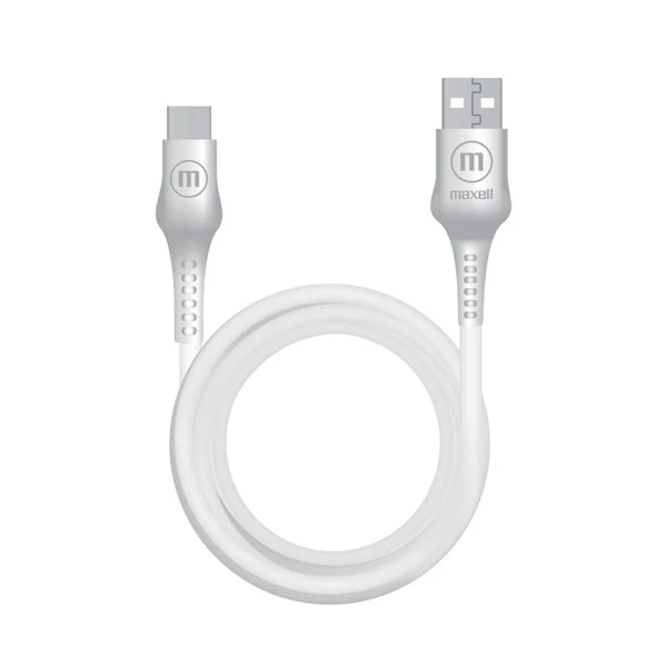 MAXELL adatkábel, Jelleez, USB-C, fehér