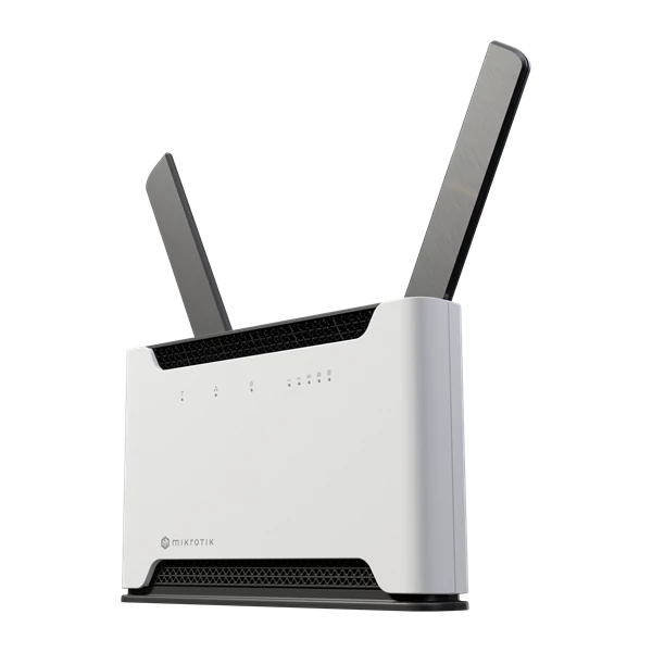 MIKROTIK Wireless Router DualBand, 5x1000Mbps, Chateau PRO ax, WiFi6, Asztali - H53UiG-5HaxQ2HaxQ