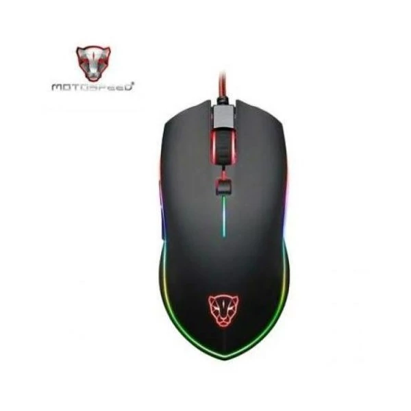 MOTOSPEED Vezetékes egér optikai V40, eSport, A3050 Chip