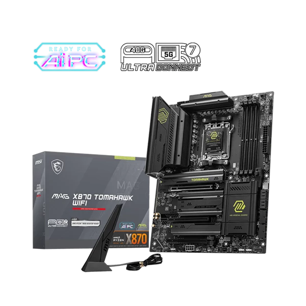 MSI Alaplap AM5 MAG X870 TOMAHAWK WIFI AMD X870, ATX