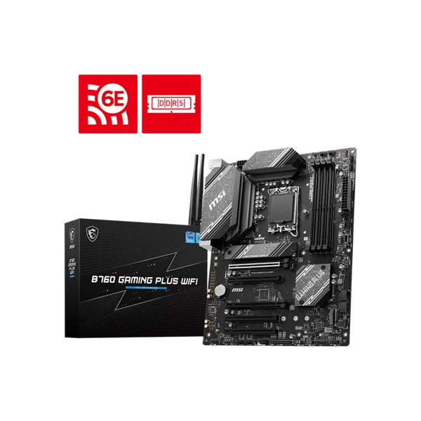 MSI Alaplap S1700 B760 GAMING PLUS WIFI Intel B760, ATX