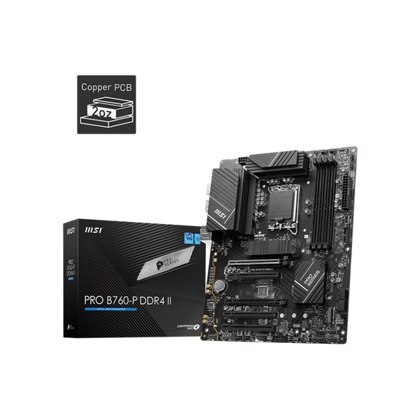 MSI Alaplap S1700 PRO B760-P DDR4 II Intel B760, ATX