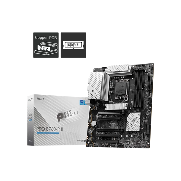 MSI Alaplap S1700 PRO B760-P II Intel B760, ATX