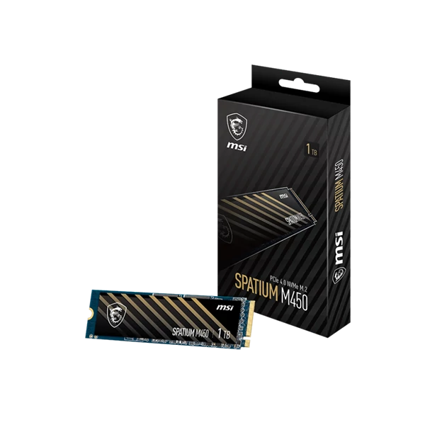 MSI SSD M.2 2280 NVMe Gen4x4 1TB SPATIUM 450