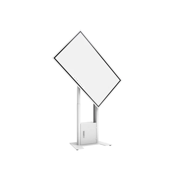 MULTIBRACKETS Motoros padlóállvány, M Motorized Floorbase Flip 2 incl cabinet 120kg White (42-100