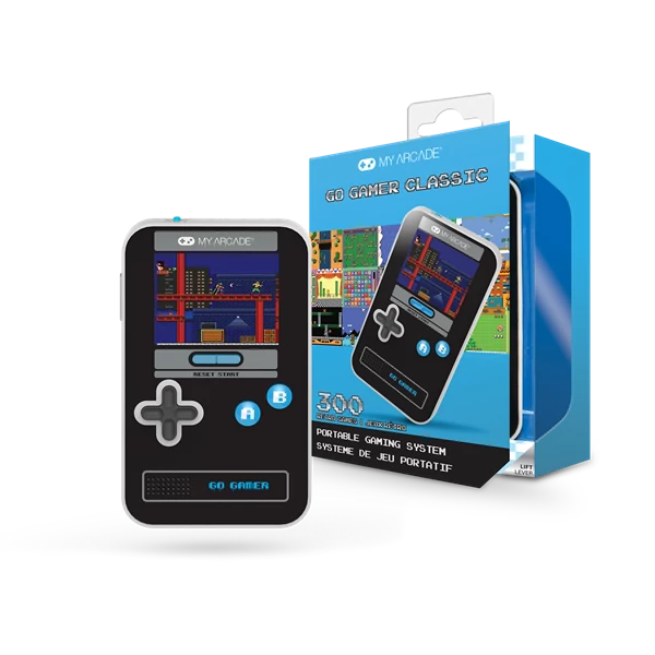MY ARCADE Játékkonzol Go Gamer Classic 300in1 Fekete & Kék Hordozható, DGUN-3913