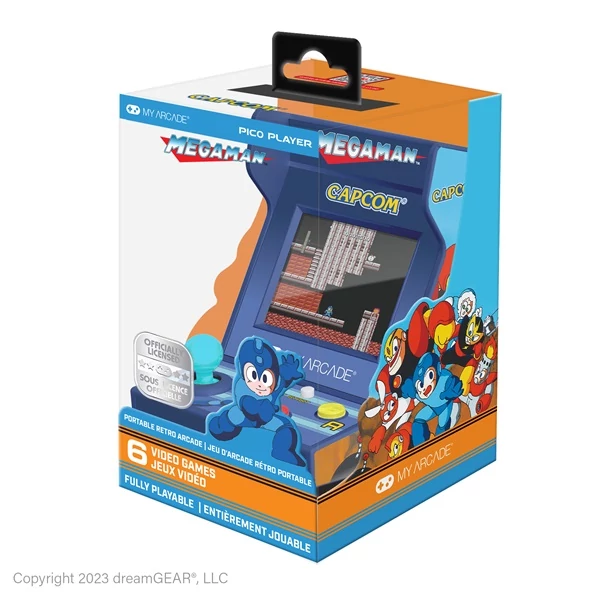 MY ARCADE Játékkonzol Mega Man Pico Player Retro Arcade 3.7