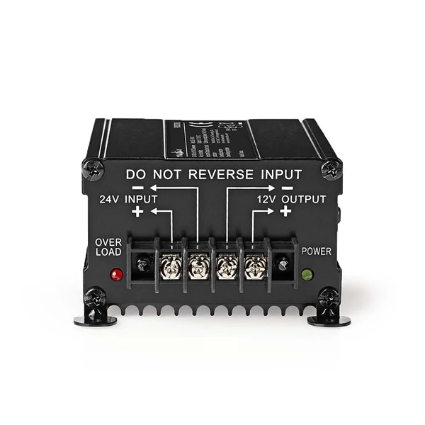 Nedis POCO103 feszültségátalakító, DC-DC konverter, 24V - 12V, 120W