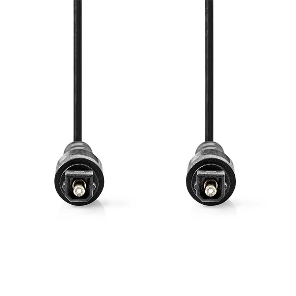Nedis CAGL25000BK20 optikai audio kábel, TosLink dugó, hossz 2m