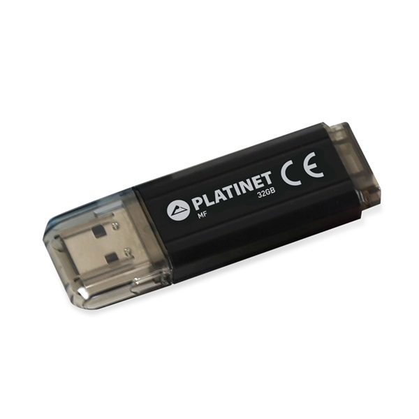 PLATINET Pendrive 32GB,  V-Depo, USB 2.0, fekete