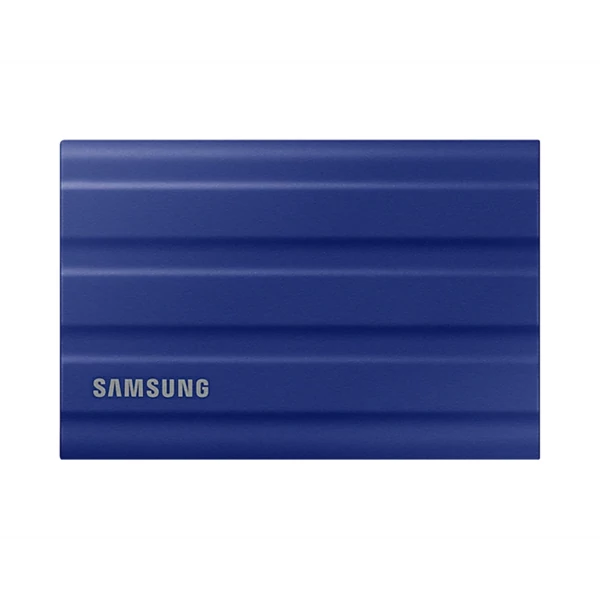 SAMSUNG Hordozható SSD T7 Shield, USB 3.2 Gen.2 (10Gbps), 2TB, Kék