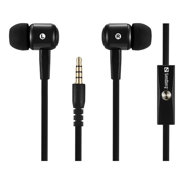 SANDBERG Fülhallgató, Speak’n Go In-Earset Black