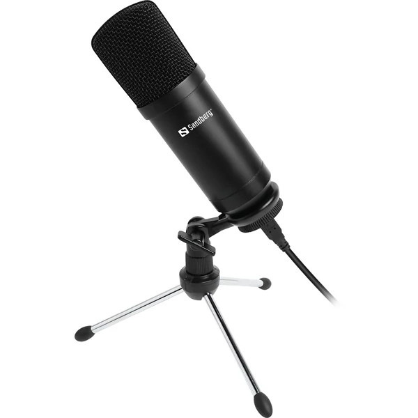 SANDBERG Mikrofon, Streamer USB Desk Microphone