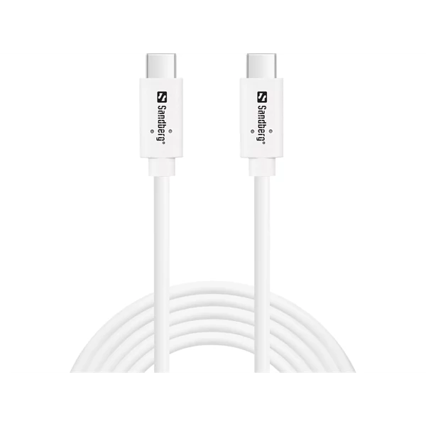 SANDBERG USB-C tartozék, USB-C>C USB 3.1 G2 100W, 2M