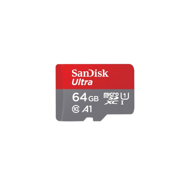 SANDISK 215421, MICROSD ULTRA ANDROID KÁRTYA 64GB, 140MB/s, A1, Class 10, UHS-I