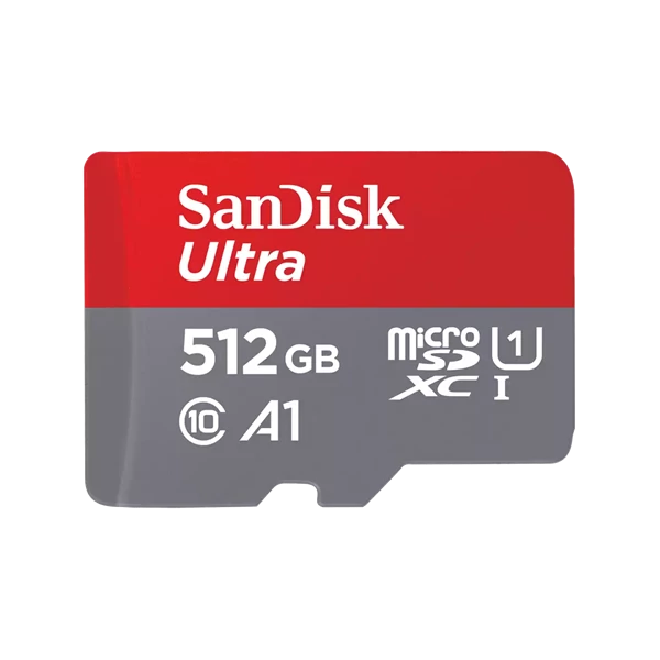 SANDISK 215424, MICROSD ULTRA ANDROID KÁRTYA 512GB, 150MB/s, A1, Class 10, UHS-I